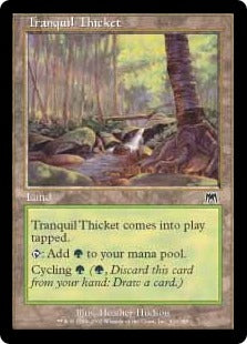 [326]【EN】【FOIL】平穏な茂み/Tranquil Thicket【ONS】[C][土地]