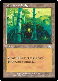 [329]【JP】【FOIL】ワイアウッドの番小屋/Wirewood Lodge【ONS】[U][土地]