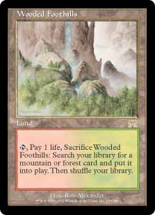 [330]【JP】【FOIL】樹木茂る山麓/Wooded Foothills【ONS】[R][土地]