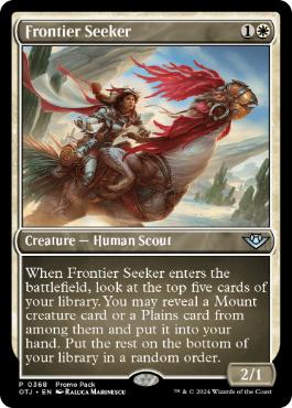 [368]【EN】■PROMO■開拓地の探求者/Frontier Seeker【OTJ】[U][白]