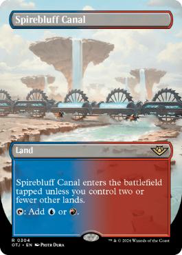 [304]【EN】■ボーダーレス■尖塔断の運河/Spirebluff Canal【OTJ】[R][土地]