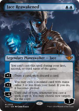 [306]【EN】【FOIL】■ボーダーレス■再覚醒したジェイス/Jace Reawakened【OTJ】[M][青]