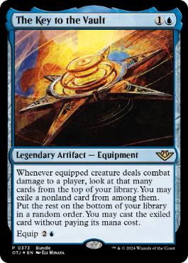 [373]【EN】【FOIL】■PROMO■宝物庫の鍵/The Key to the Vault【OTJ】[U][青]
