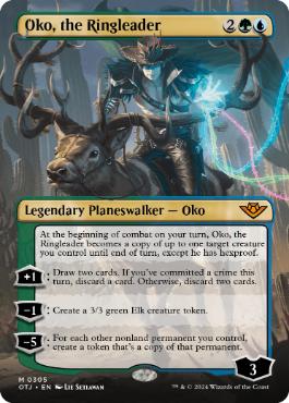 [305]【EN】【FOIL】■ボーダーレス■首謀者、オーコ/Oko, the Ringleader【OTJ】[M][多色]