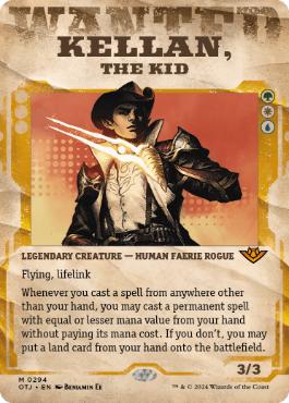 [294]【EN】【FOIL】■ショーケース■ケラン・ザ・キッド/Kellan, the Kid【OTJ】[M][多色]
