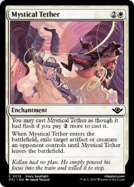 [019]【EN】神秘の縛め/Mystical Tether【OTJ】[C][白]