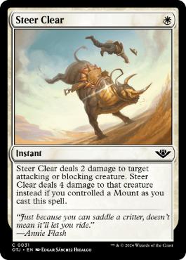 [031]【EN】振り落とし/Steer Clear【OTJ】[C][白]