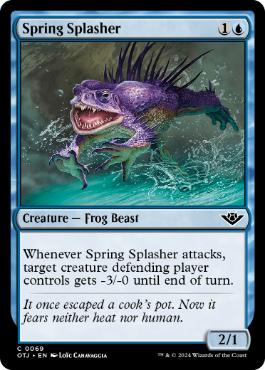[069]【EN】泉の飛沫散らし/Spring Splasher【OTJ】[C][青]