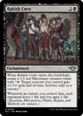 [099]【EN】小粋な仲間/Rakish Crew【OTJ】[U][黒]