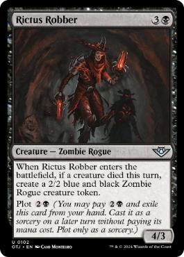[102]【EN】渋面の盗人/Rictus Robber【OTJ】[U][黒]