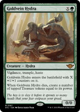 [167]【EN】金脈のハイドラ/Goldvein Hydra【OTJ】[M][緑]