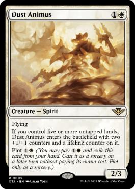 [009]【EN】【FOIL】砂塵の憎悪/Dust Animus【OTJ】[R][白]