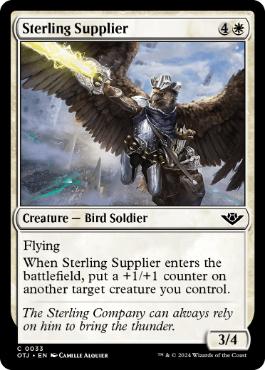 [033]【EN】【FOIL】スターリング社の納品者/Sterling Supplier【OTJ】[C][白]