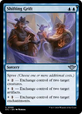 [066]【EN】【FOIL】うつろう騙し取り/Shifting Grift【OTJ】[U][青]