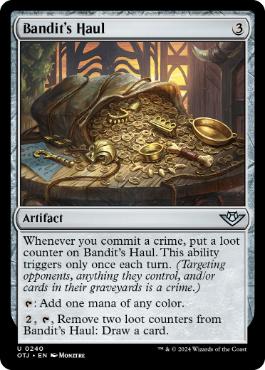 [240]【EN】【FOIL】略奪者の荷物/Bandit's Haul【OTJ】[U][茶]