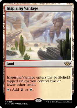 [269]【EN】【FOIL】感動的な眺望所/Inspiring Vantage【OTJ】[R][土地]