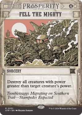 [001]【EN】■ショーケース■強者破り/Fell the Mighty【OTP】[R][白]