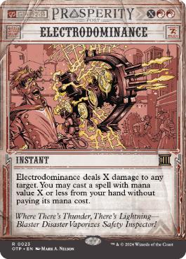 [023]【EN】■ショーケース■雷電支配/Electrodominance【OTP】[R][赤]
