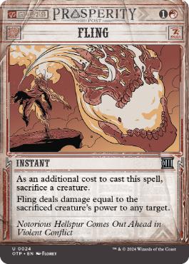 [024]【EN】■ショーケース■投げ飛ばし/Fling【OTP】[U][赤]