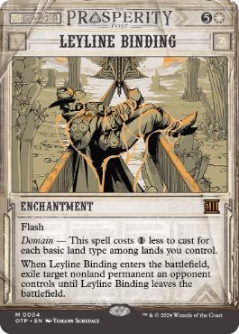 [004]【EN】【FOIL】■ショーケース■力線の束縛/Leyline Binding【OTP】[M][白]
