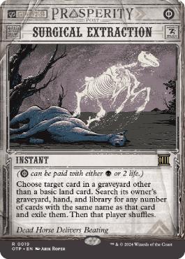 [019]【EN】【FOIL】■ショーケース■外科的摘出/Surgical Extraction【OTP】[R][黒]