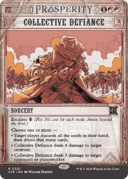 [021]【EN】【FOIL】■ショーケース■集団的抵抗/Collective Defiance【OTP】[R][赤]