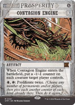 [061]【EN】【FOIL】■ショーケース■伝染病エンジン/Contagion Engine【OTP】[M][茶]