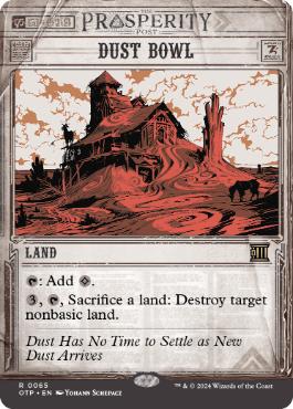 [065]【EN】【FOIL】■ショーケース■黄塵地帯/Dust Bowl【OTP】[R][土地]