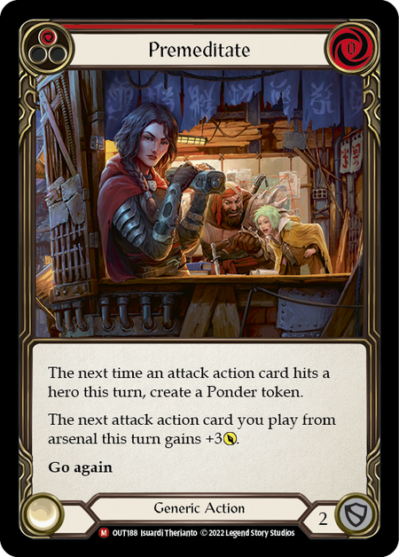 ★特価品★[188]【EN】【Rainbow Foil】Premeditate【OUT】[M][Generic]