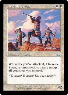 [018]【EN】【FOIL】起床ラッパ隊/Reveille Squad【PCY】[U][白]