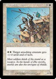 [025]【JP】【FOIL】剣の踊り手/Sword Dancer【PCY】[U][白]