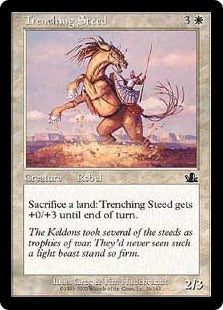 [026]【JP】塹壕馬/Trenching Steed【PCY】[C][白]