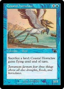 [031]【EN】【FOIL】沿岸の角爪鳥/Coastal Hornclaw【PCY】[C][青]