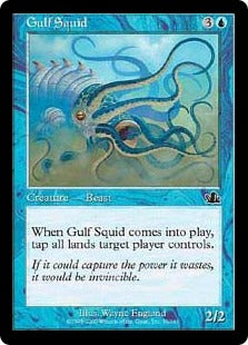[035]【EN】【FOIL】入り海のイカ/Gulf Squid【PCY】[C][青]