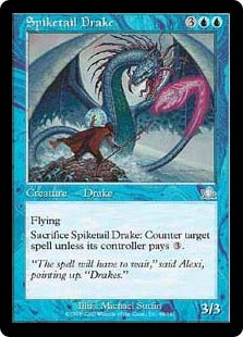 [048]【EN】トゲ尾のドレイク/Spiketail Drake【PCY】[U][青]