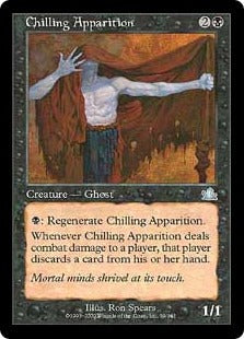 [059]【JP】【FOIL】冷たい亡霊/Chilling Apparition【PCY】[U][黒]