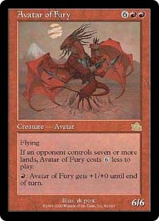 [082]【JP】【FOIL】憤怒の化身/Avatar of Fury【PCY】[R][赤]