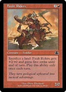 [088]【JP】【FOIL】断層を渡るもの/Fault Riders【PCY】[C][赤]