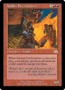 [094]【EN】【FOIL】ケルドの火弾兵/Keldon Firebombers【PCY】[R][赤]