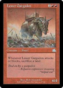 [097]【EN】【FOIL】レッサー・ガルガドン/Lesser Gargadon【PCY】[U][赤]