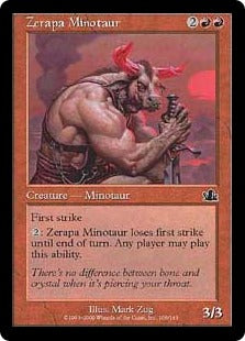 [108]【EN】ゼラパのミノタウルス/Zerapa Minotaur【PCY】[C][赤]