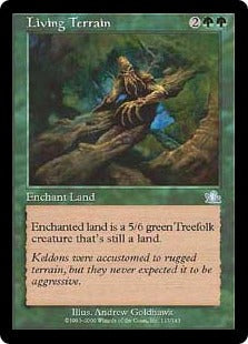 [117]【JP】【FOIL】生きている地形/Living Terrain【PCY】[U][緑]