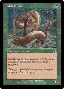 [118]【EN】【FOIL】湿地のボア/Marsh Boa【PCY】[C][緑]