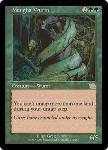 [119]【JP】【FOIL】ムンガ・ワーム/Mungha Wurm【PCY】[R][緑]