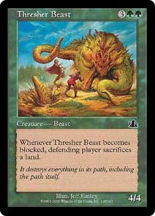 [128]【JP】【FOIL】尾長獣/Thresher Beast【PCY】[C][緑]