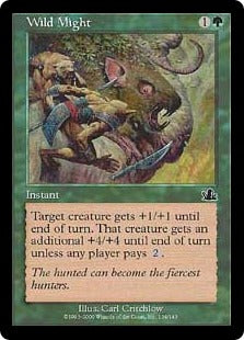 [134]【JP】【FOIL】野生の力/Wild Might【PCY】[C][緑]