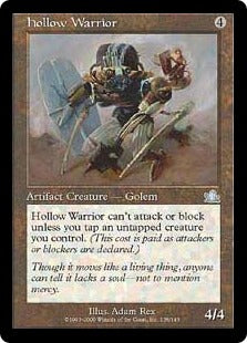 [138]【EN】虚ろの戦士/Hollow Warrior【PCY】[U][茶]