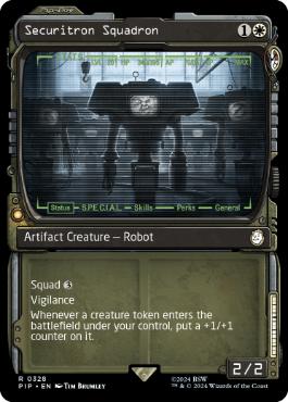 [328]【EN】■ショーケース■セキュリトロンの戦隊/Securitron Squadron【PIP】[R][白]