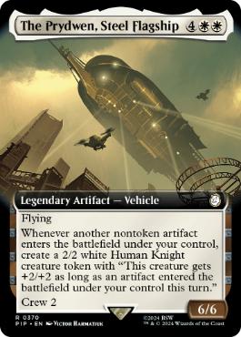 [370]【EN】■拡張アート■ブラザーフッドの旗艦、プリドゥエン/The Prydwen, Steel Flagship【PIP】[R][白]