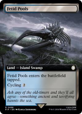 [496]【EN】■拡張アート■異臭の池/Fetid Pools【PIP】[R][土地]
